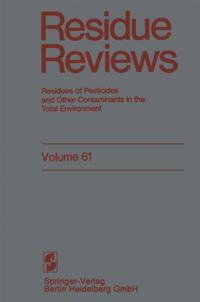 Reviews of Environmental Contamination and Toxicology