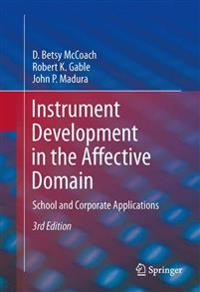 Bokomslag for "Instrument Development in the Affective Domain"
