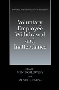 Industrial and Organizational Psychology: Theory, Research and Practice