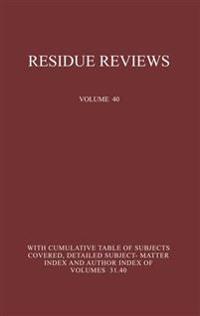 Residue Reviews