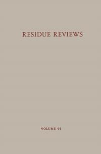 Residue Reviews