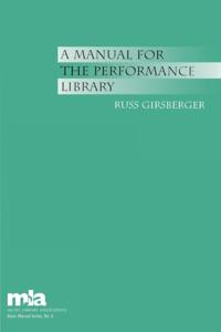 Music Library Association Basic Manual Series