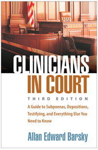 Bokomslag för "Clinicians in Court, Third Edition"