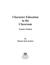 Character Education in the Classroom