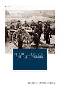 Kirjan kansi "Chancellorsville and Gettysburg"