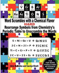 VErBAl ReAcTiONS - Word Scrambles with a Chemical Flavor (Hard)