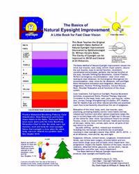 The Basics of Natural Eyesight Improvement - A Little Book For Fast Clear Vision