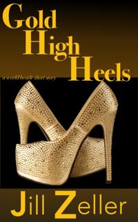 Gold High Heels