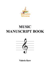 Music Manuscript Book