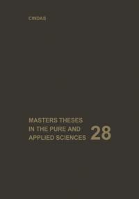 Masters Theses in the Pure and Applied Sciences