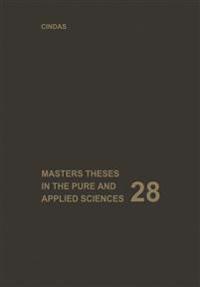Masters Theses in the Pure and Applied Sciences