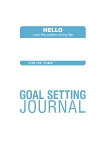 Goal-Setting Journal