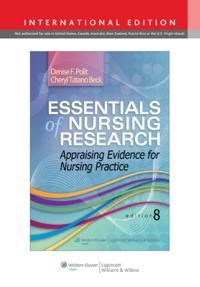 Essentials of Nursing Research