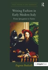 Kirjan kansi "Writing Fashion in Early Modern Italy"