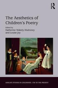 Kirjan kansi "The Aesthetics of Children's Poetry"