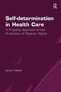 Kirjan kansi "Self-determination in Health Care"