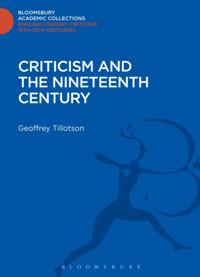 Bloomsbury Academic Collections: English Literary Criticism