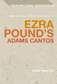 Kirjan kansi "Ezra Pound's Adams Cantos"