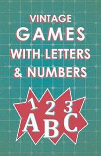 Vintage Games with Letters and Numbers