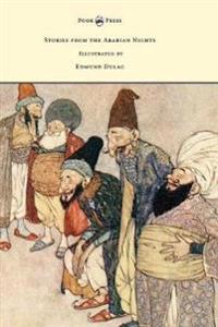 Kirjan kansi "Stories from the Arabian Nights - Illustrated by Edmund Dulac"