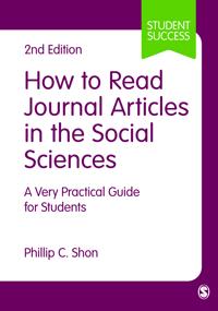 Bokomslag för "How to Read Journal Articles in the Social Sciences"