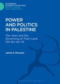 Power and Politics in Palestine