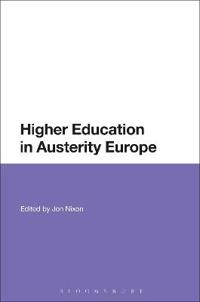 Bokomslag for "Higher Education in Austerity Europe"