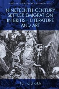 Kirjan kansi "Nineteenth-Century Settler Emigration in British Literature and Art"
