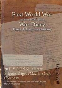 20 DIVISION 59 Infantry Brigade, Brigade Machine Gun Company