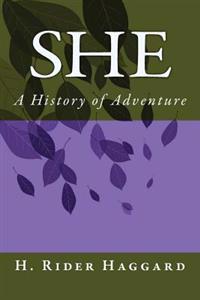 Kirjan kansi "She: A History of Adventure"