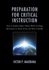 Preparation for Critical Instruction