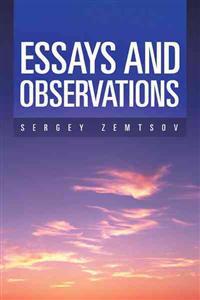 Bokomslag for "Essays and Observations"