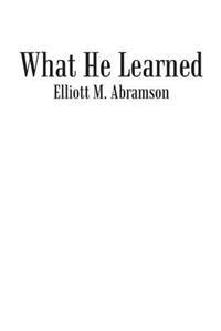 Bokomslag for "What He Learned"