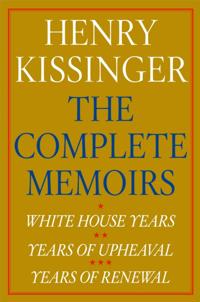 Henry Kissinger The Complete Memoirs E-book Boxed Set