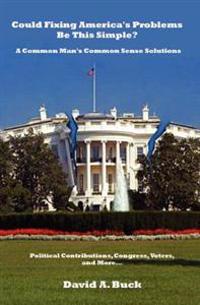 Could Fixing America's Problems Be This Simple?: A Common Man's Common Sense Solutions