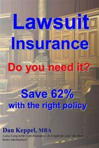 Lawsuit Insurance: Do you need it? Save 62% with the right policy