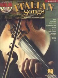 Violin Play-Along Volume 39 - Italian Songs (+cd)