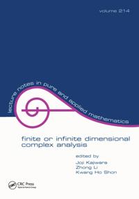 Lecture Notes in Pure and Applied Mathematics