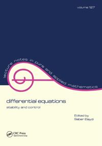 Lecture Notes in Pure and Applied Mathematics