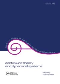 Lecture Notes in Pure and Applied Mathematics