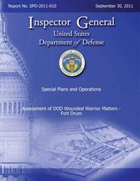 Assessment of DoD Wounded Warrior Matters - Form Drum