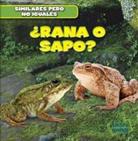 ¿Rana O Sapo? (Frog or Toad?)
