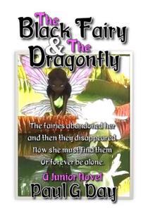 The Black Fairy and the Dragonfly (black and white edition)