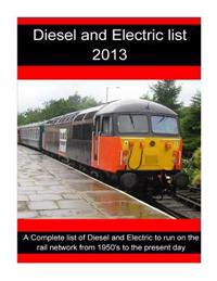 Diesel and Electric list 2013: Diesel and Electric list 2013
