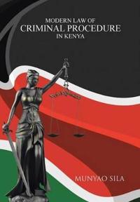 Kirjan kansi "Modern Law of Criminal Procedure in Kenya"