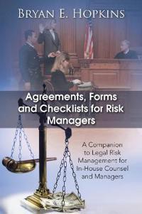 Bokomslag for "Agreements, Forms and Checklists for Risk Managers"