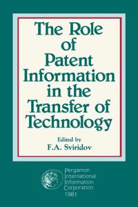Role of Patent Information in the Transfer of Technology