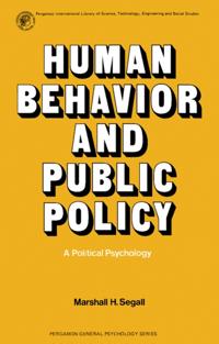 Human Behavior and Public Policy