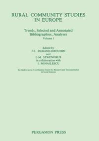 Rural Community Studies in Europe