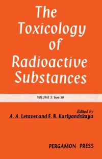 Toxicology of Radioactive Substances